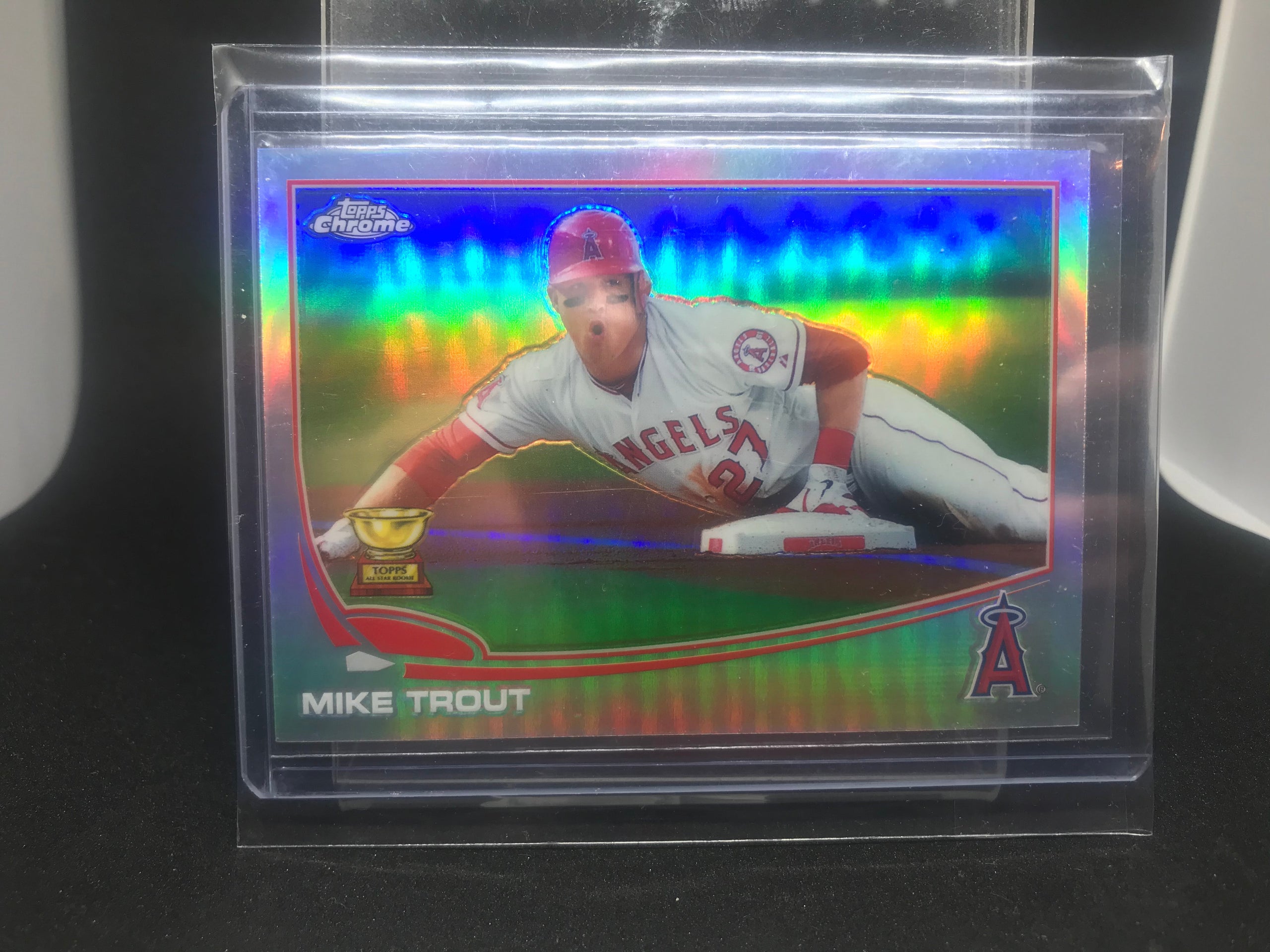 2013 Topps Chrome #1 Mike Trout Baseball Card - Topps All Star Rookie